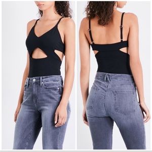 Good American Cutout Cami Bodysuit Size 2 Medium